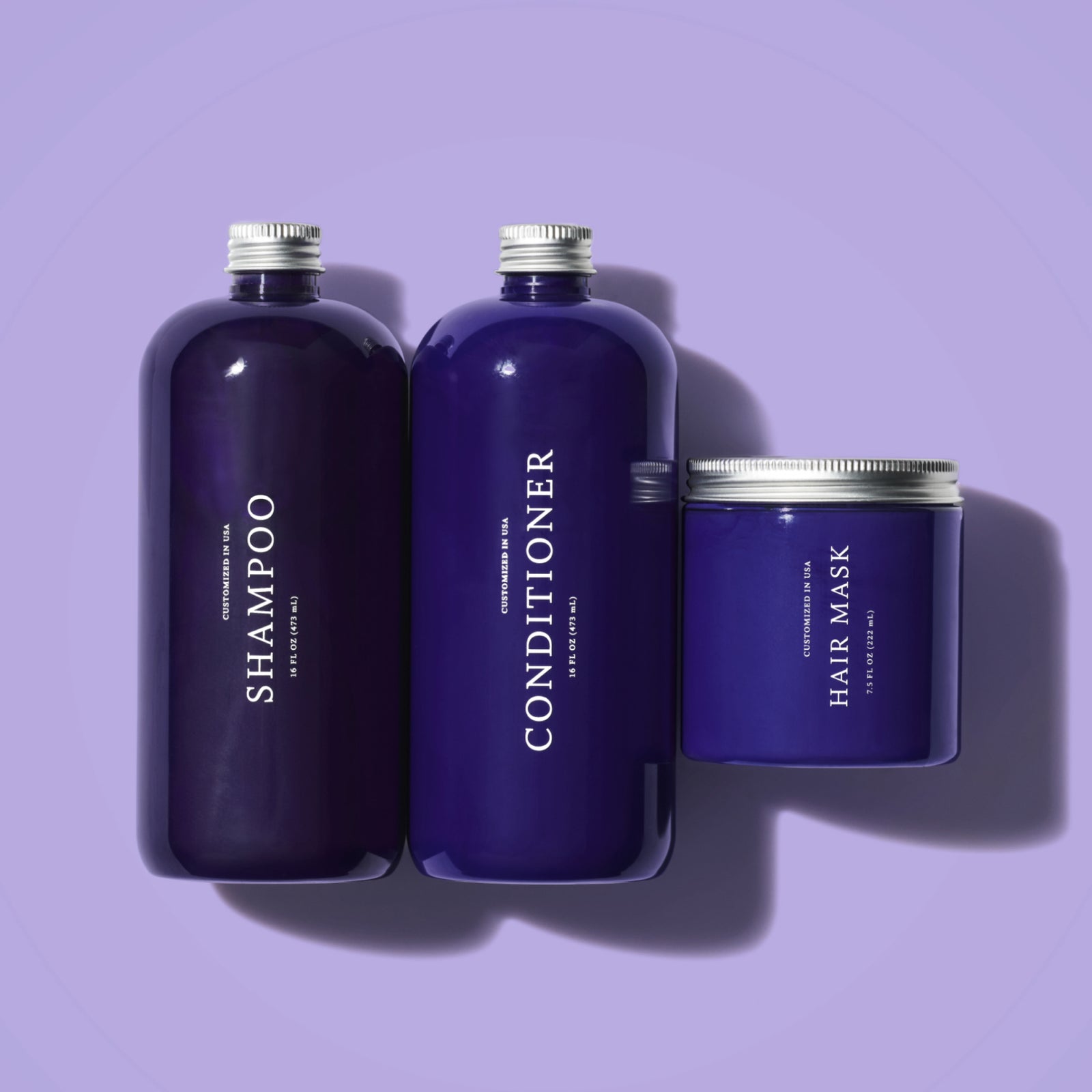 Custom Purple Hair Mask